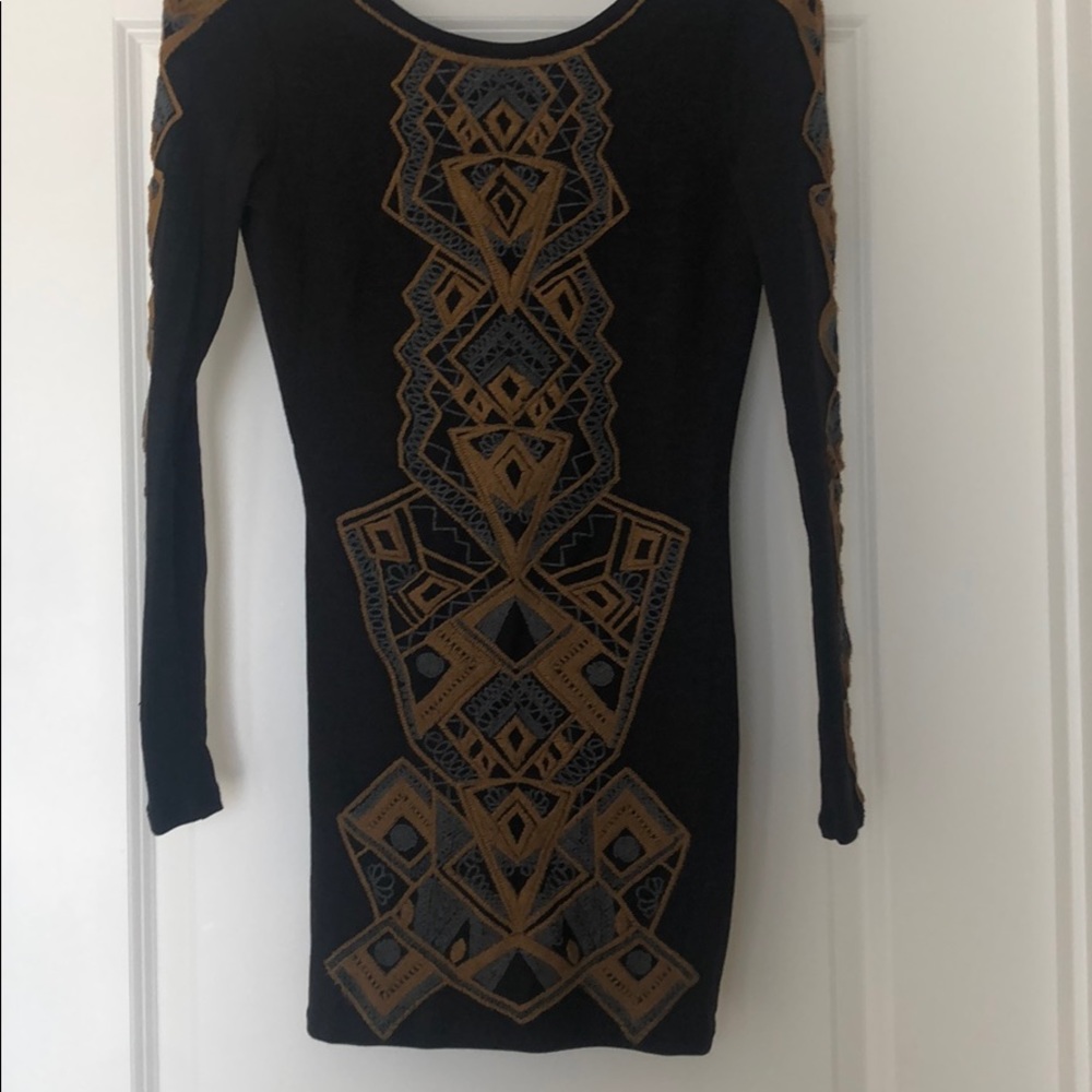 Free People - Embroidered Mini Dress